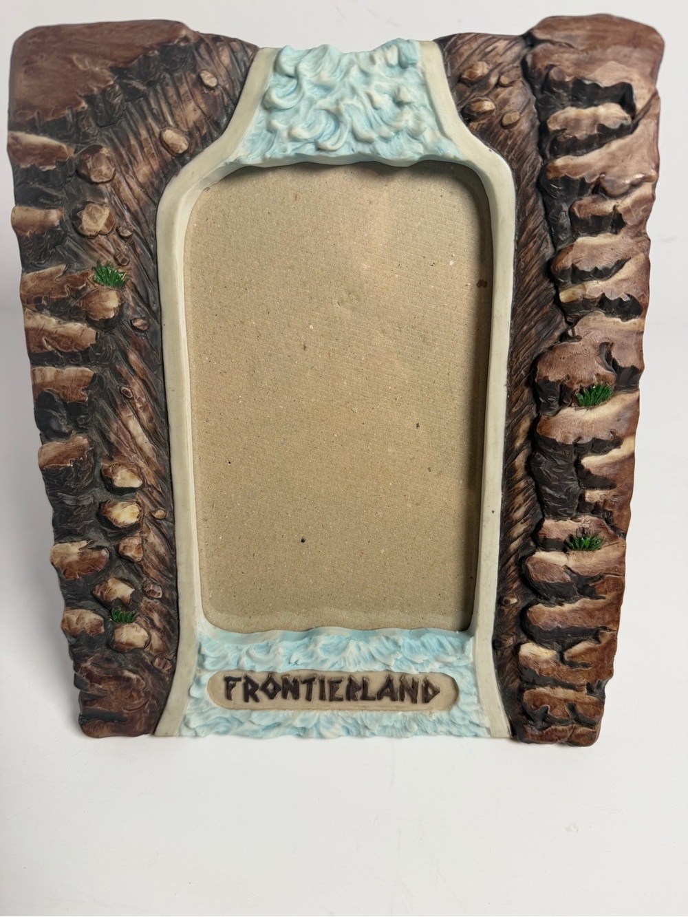 Disney Magic Kingdom Splash Mountain Frontierland 3D Resin Picture Frame Vintage